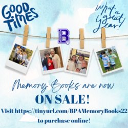 Memory Books are on sale now!